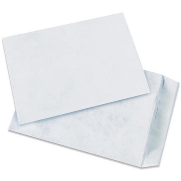Box Partners Box Partners TYF1013WH 10 in. x 13 in. White Flat Tyvek Envelopes TYF1013WH